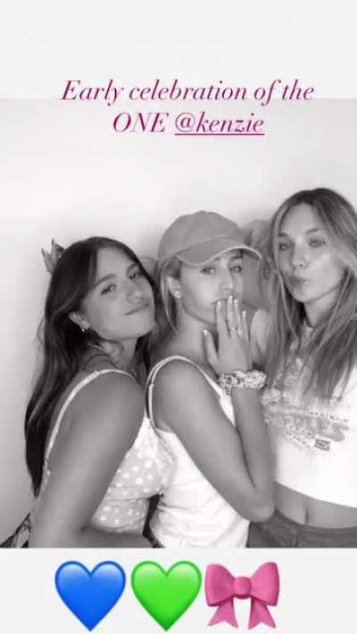 With sister and Eden