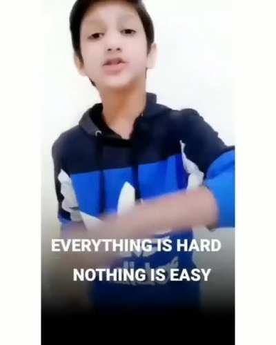 TED talker in the making