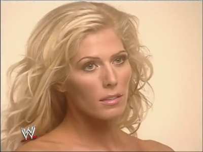 Torrie Wilson’s FHM photoshoot preview on RAW (2006)