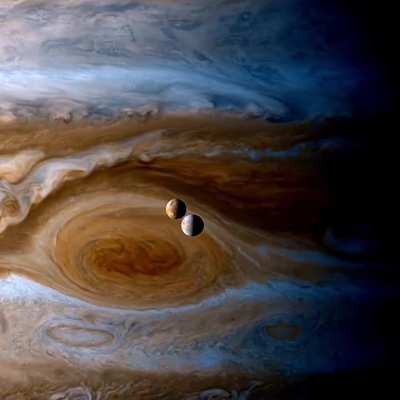 One of NASA's Cassini Best Shots at Jupiter