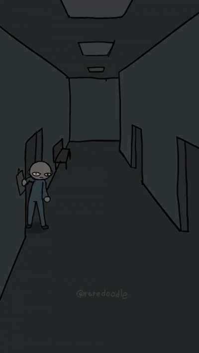 Just then the boy felt true terror for the first time