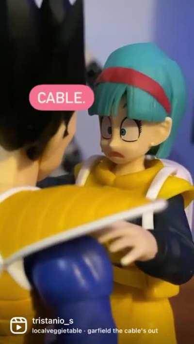 Vegeta has never been good with machines