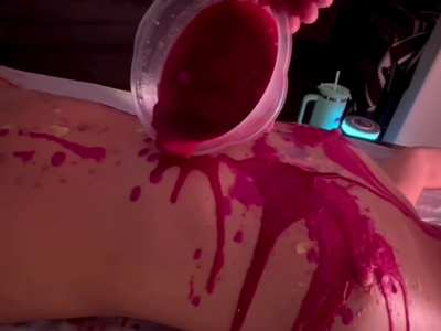 A little more then a few drops this time.