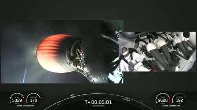 Insprucker throws shade at Jeff Besos live. 100km who?