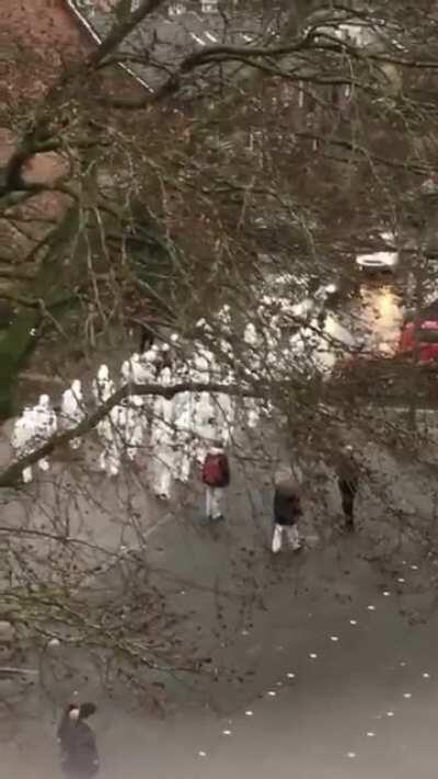 There is a corona KKK in the Netherlands doing marches. My friend happened to see them.