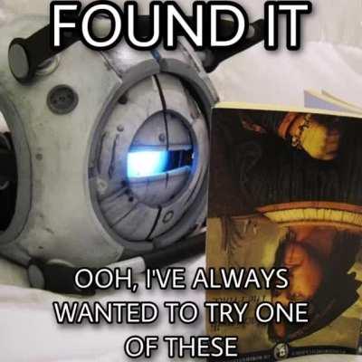Wheatley is a masochist. (OC)