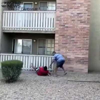 Guy saves a kid from house fire, unfortunately the mother didn't survive