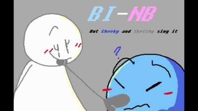look at this awesome cover of bi-nb i did with totally cisgender inanimate objects