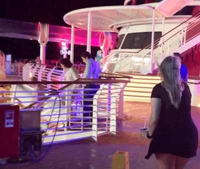 It was a little windy on my cruise!!!