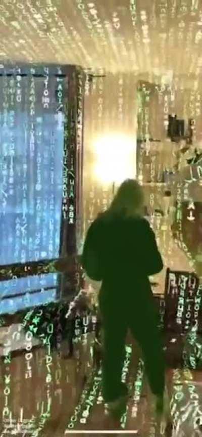 Matrix effect with LIDAR, Unity, and ARKit - Awesome