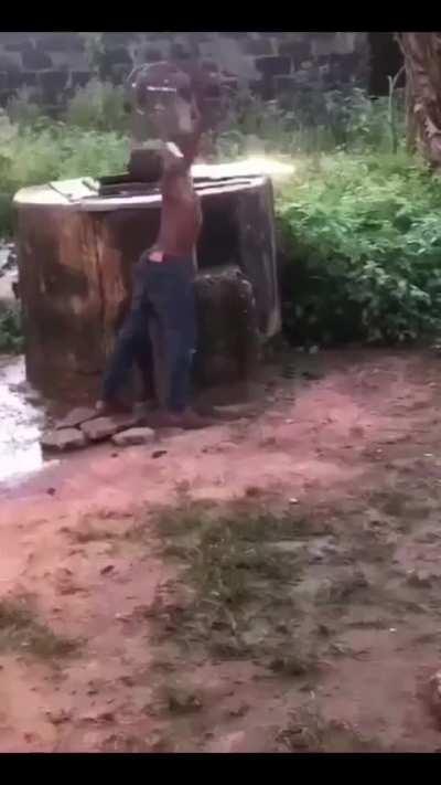 Just trynna get some water 