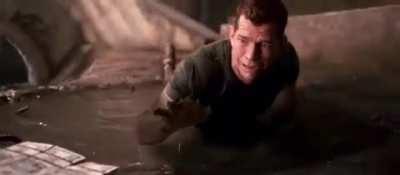 When you’re wiping and it gets on your hand 