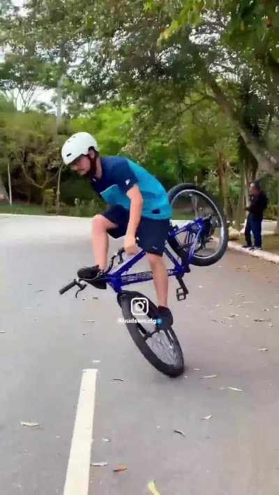 He might be handsome but Im a daredevil!