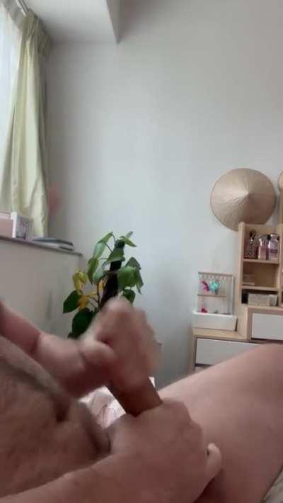 Side view, two hands