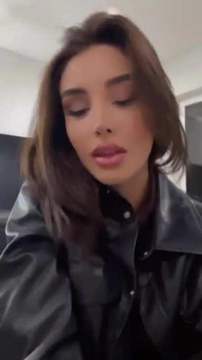 Leather Jacket Instagram Story