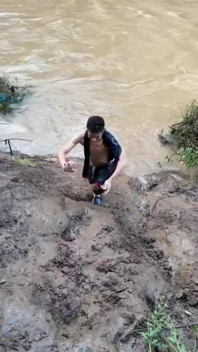 Climbing without using your hands