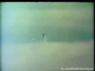 Syrian sam-6 destroying an israeli f4 phantom, 1973