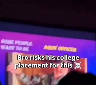 Bro got balls of steel