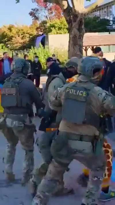 Repost to fix title; Robby Roadsteamer detained today in Portland