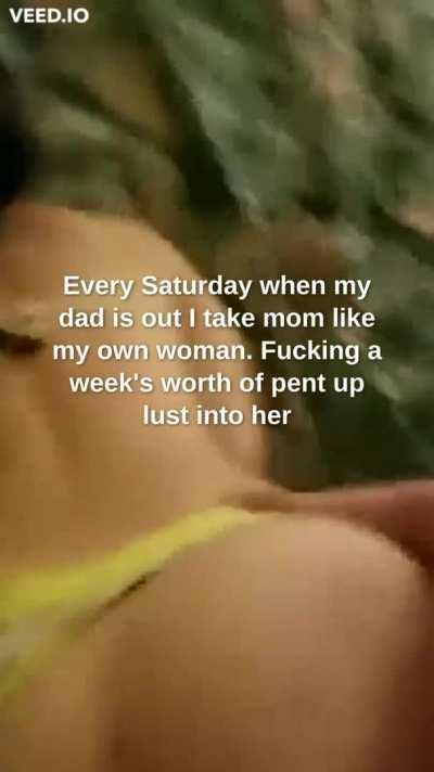 Doggystyle MILF Mom Son Taboo Thong Porn GIF by saberkazumi