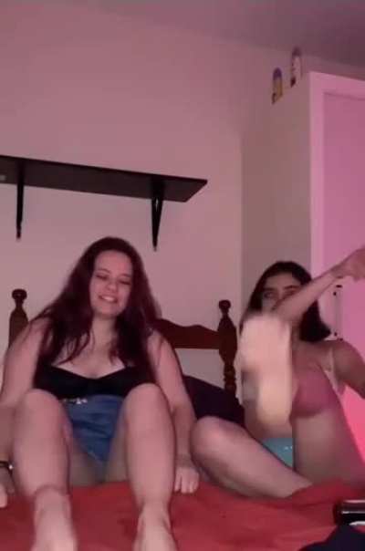 Friends foot worship