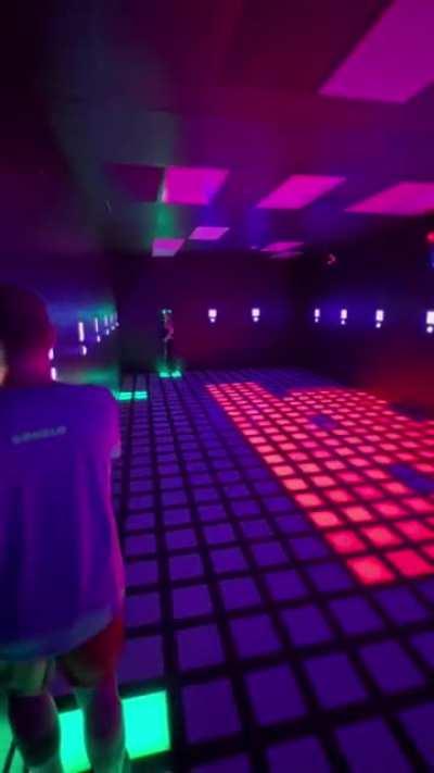 The floor is lava game in real life