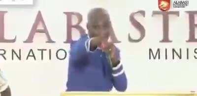 That was Sunday service somewhere in Africa