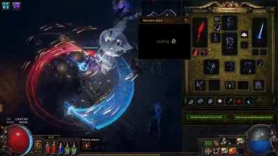 Blade Trap with Red and Blue Colored Weapon MTX Looks pretty dope!