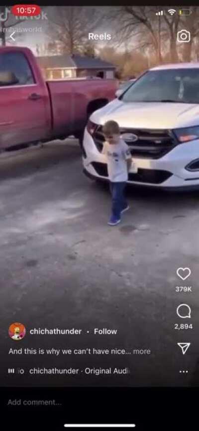 Dawson is gonna need a helmet