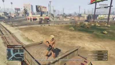 So me and my friend were messing around in free mode and this happened.....