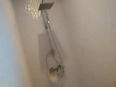 The best part of running in the rain is a hot shower a[F]ter