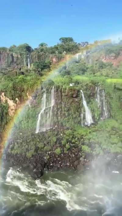 In South America there is a place where 275 waterfalls cascade down together, the largest waterfall system in the world