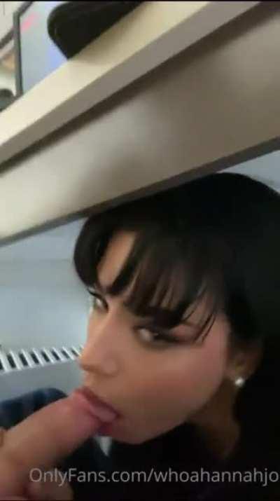 Sloppy Toppy while working on School Project 😈💦