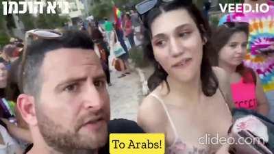 Thoughts on this Israeli woman shouting 