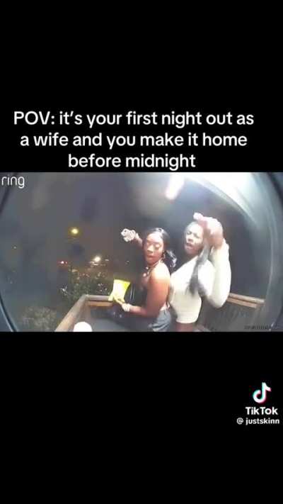 Dropping her off because she a wife.