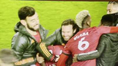 A team united at full time