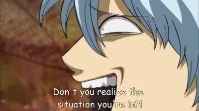 Gintoki and Jirochi laugh [Gintama]