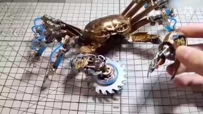mechanical crab.