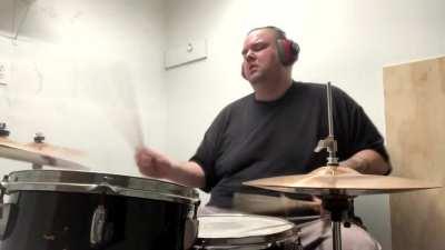 working out to some clown core