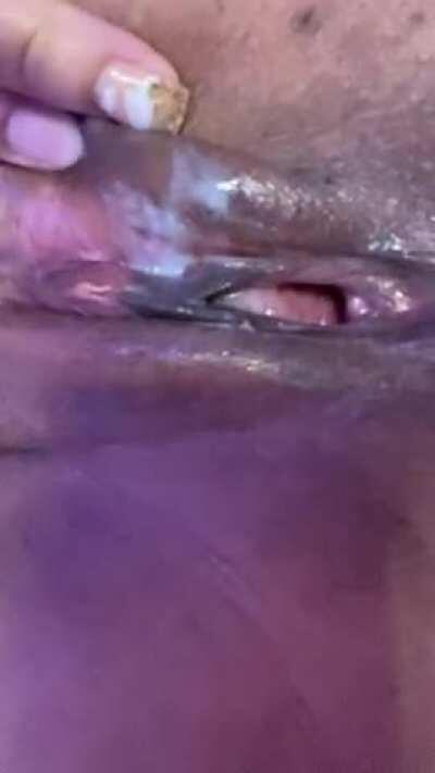 You like how creamy my pussy gets?