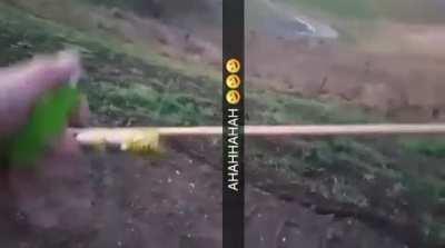 Oh no, trying to shoot an arrow before it Explodes!