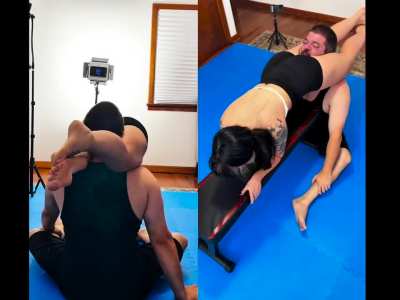 Part 2 of Mistress Celene Strangling Me