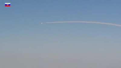 Ru pov: The Russian Ministry of Defense publishes footage of the launch of Kalibr missiles at Ukrainian facilities of military command, communications, and energy infrastructure