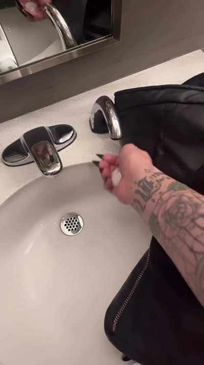 if you ever happen to find me in the washroom...