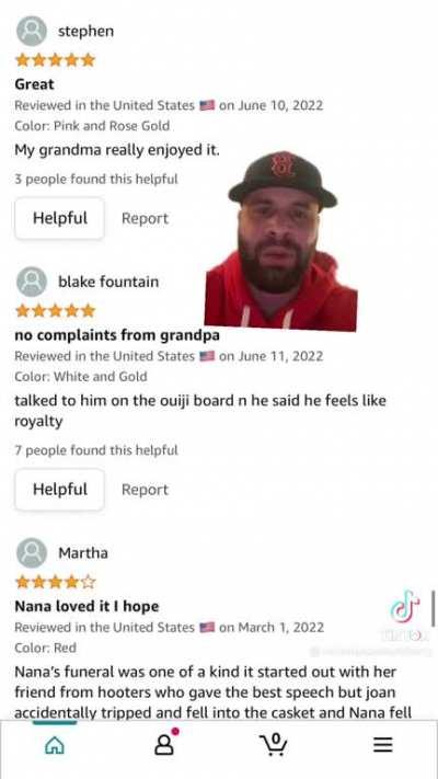 Check out these Amazon reviews on these caskets.