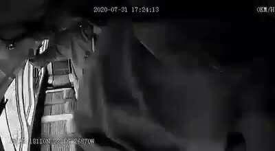 Mugging attempt on a bus on the Mexico-Textoco Highway. The passenger reaction was due to a recent spike on crime. (0:15)