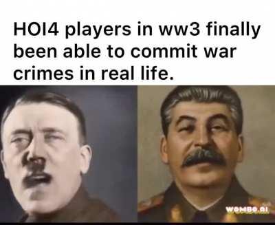 Hehe war crimes hehe