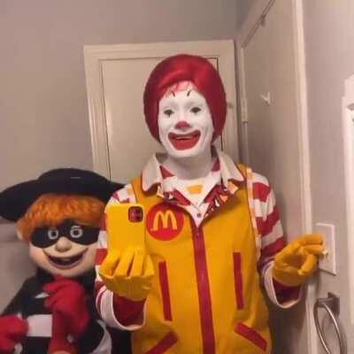 From Ronald McDonald's Instagram account