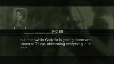 A fun conversation about Godzilla from Metal Gear Solid 3
