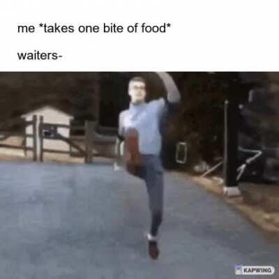 let us eat in peace sir